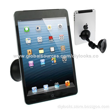 360° Rotation Universal In-car Mobile Holder with Two Suckers, for iPad Mini